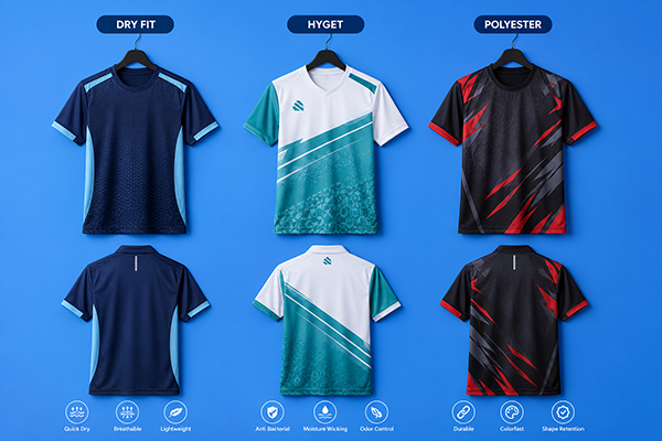 Read more about the article Dry Fit, Hyget, atau Polyester? Kenali Bahan Jersey Sebelum Order