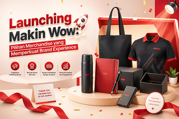 Read more about the article Bikin Launching Makin Wow: Pilihan Merchandise yang Memperkuat Brand Experience