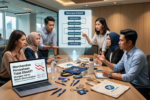 Read more about the article Merchandise Perusahaan Tidak Efektif? Mungkin 5 Hal Ini Belum Direncanakan