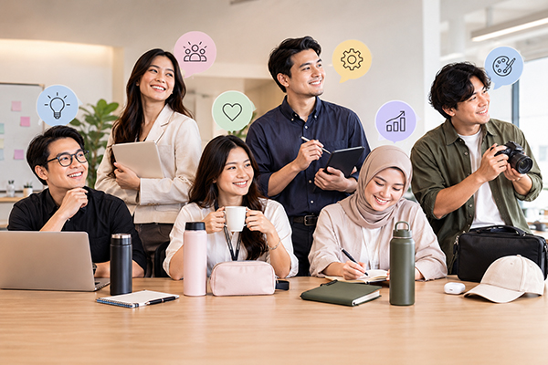 Tebak Kepribadian Divisi Kantor dari Merchandise yang Cocok Buat Mereka!
